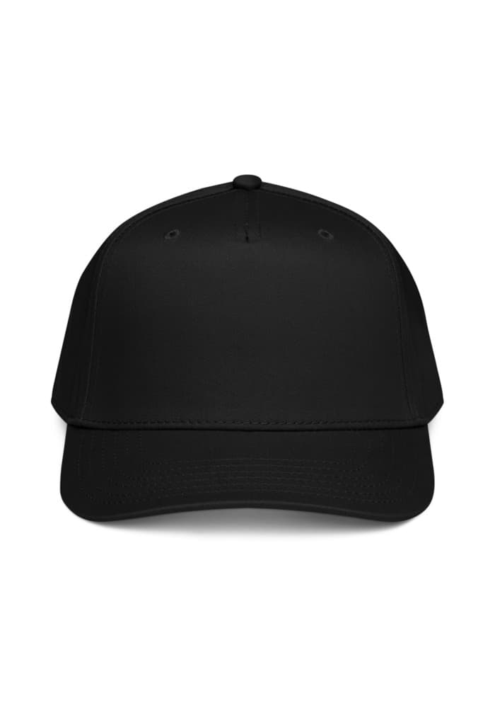 5 Panel Mid-Profile Baseball Cap | Otto Cap 31-069 – Black