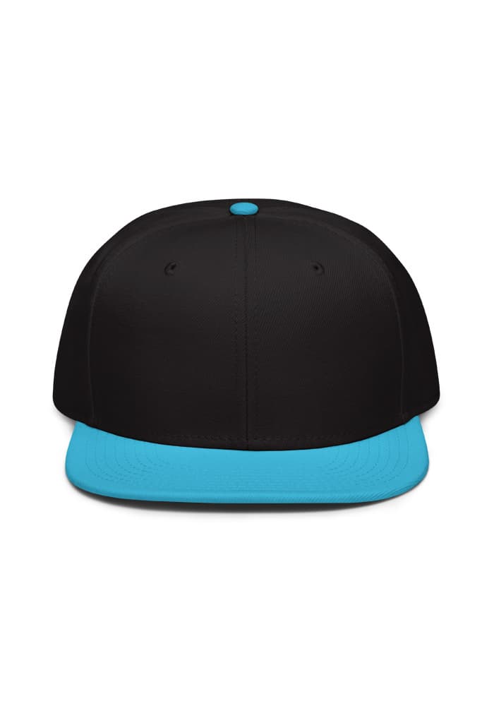 Snapback | Otto Cap 125-978 – Aqua blue / Black / Black